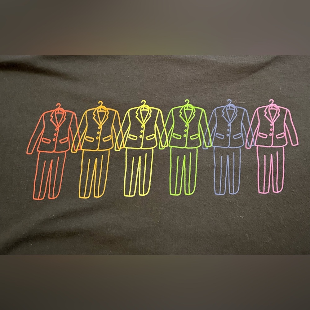 Hillary Clinton Pantsuit Pallet T-Shirt XL